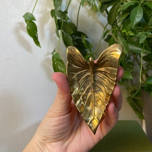 Brass calla lily leaf VMC