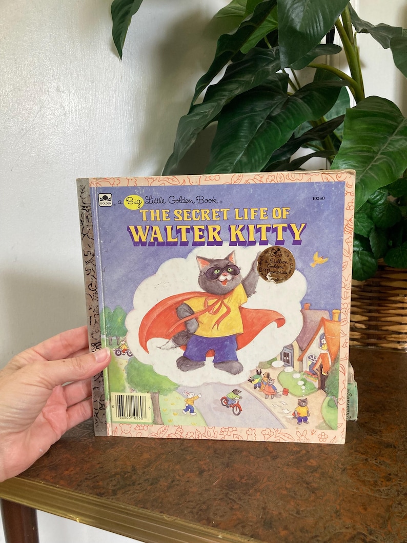 The Secret Life of Walter Kitty Little Golden Book - Etsy