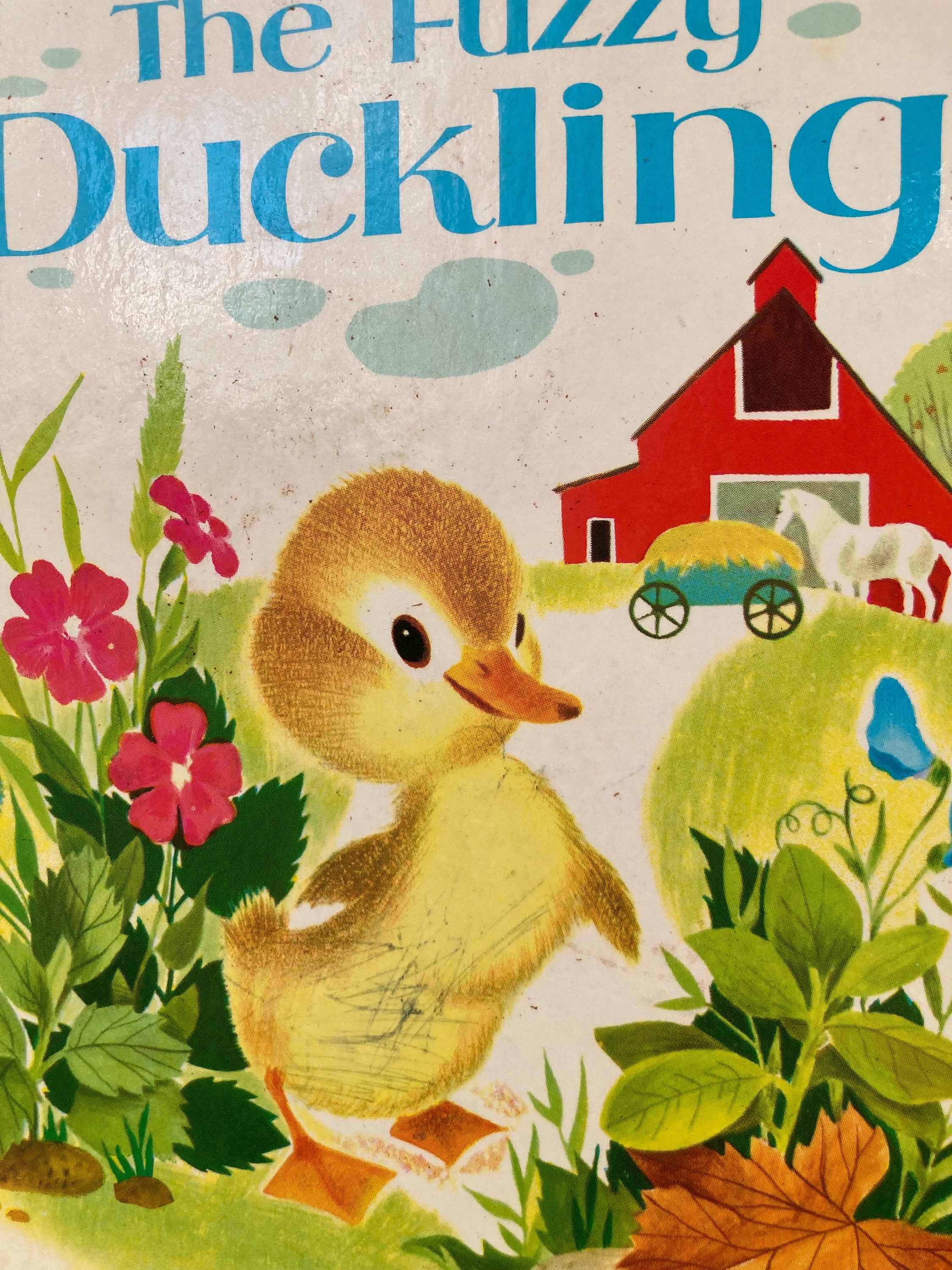 The Fuzzy Duckling Little Golden Book - Etsy