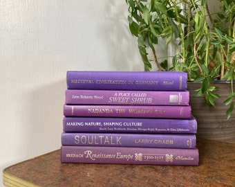 【希少】PURPLE STARS 2002 Purple Books Vintage Purple Book Stack. B - Etsy