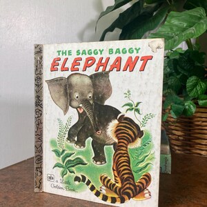 Saggy baggy elephant little golden book