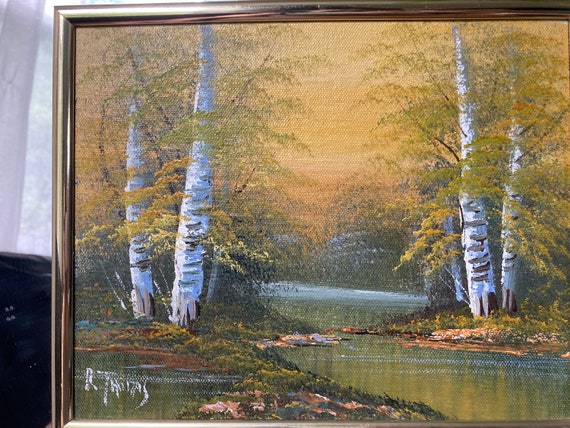 Oil Painting With Mirror Frame. B1908 - Etsy
