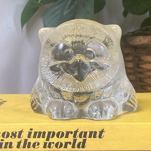 Vintage glass owl figurine