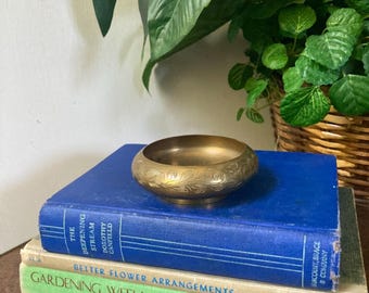 Little etched brass bowl