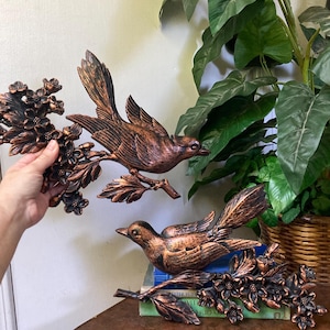 1970s SYROCO USA製 ヴィンテージ壁飾り 鳥と木 Syroco Birds - Etsy