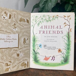 Animal Friends Little Golden Book - Etsy