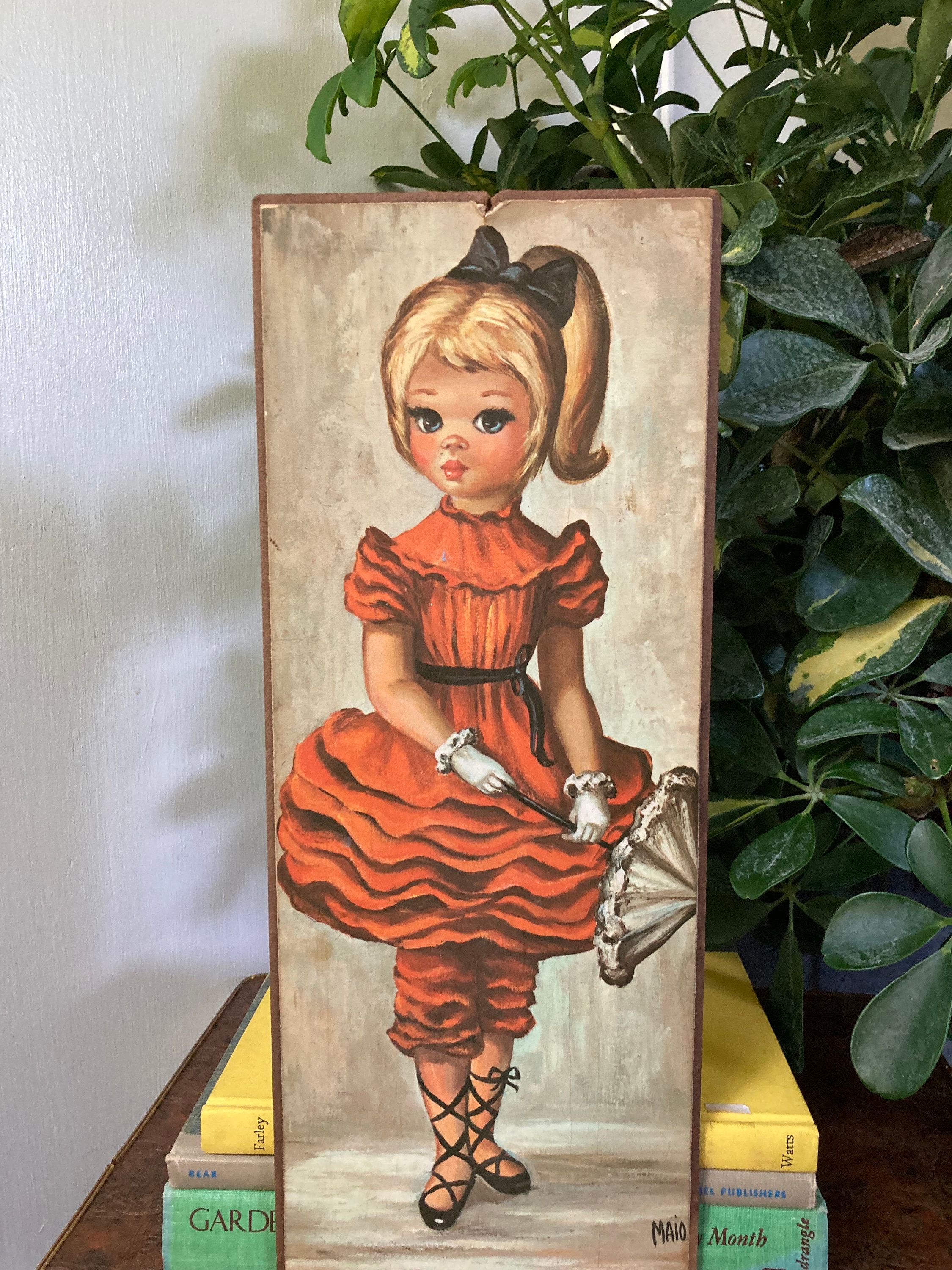 BIG EYES GIG ヴィンテージ レトロ 60s 絵 壁掛け アート BIG EYES GIG ヴィンテージ レトロ 60s 絵 壁掛け アート