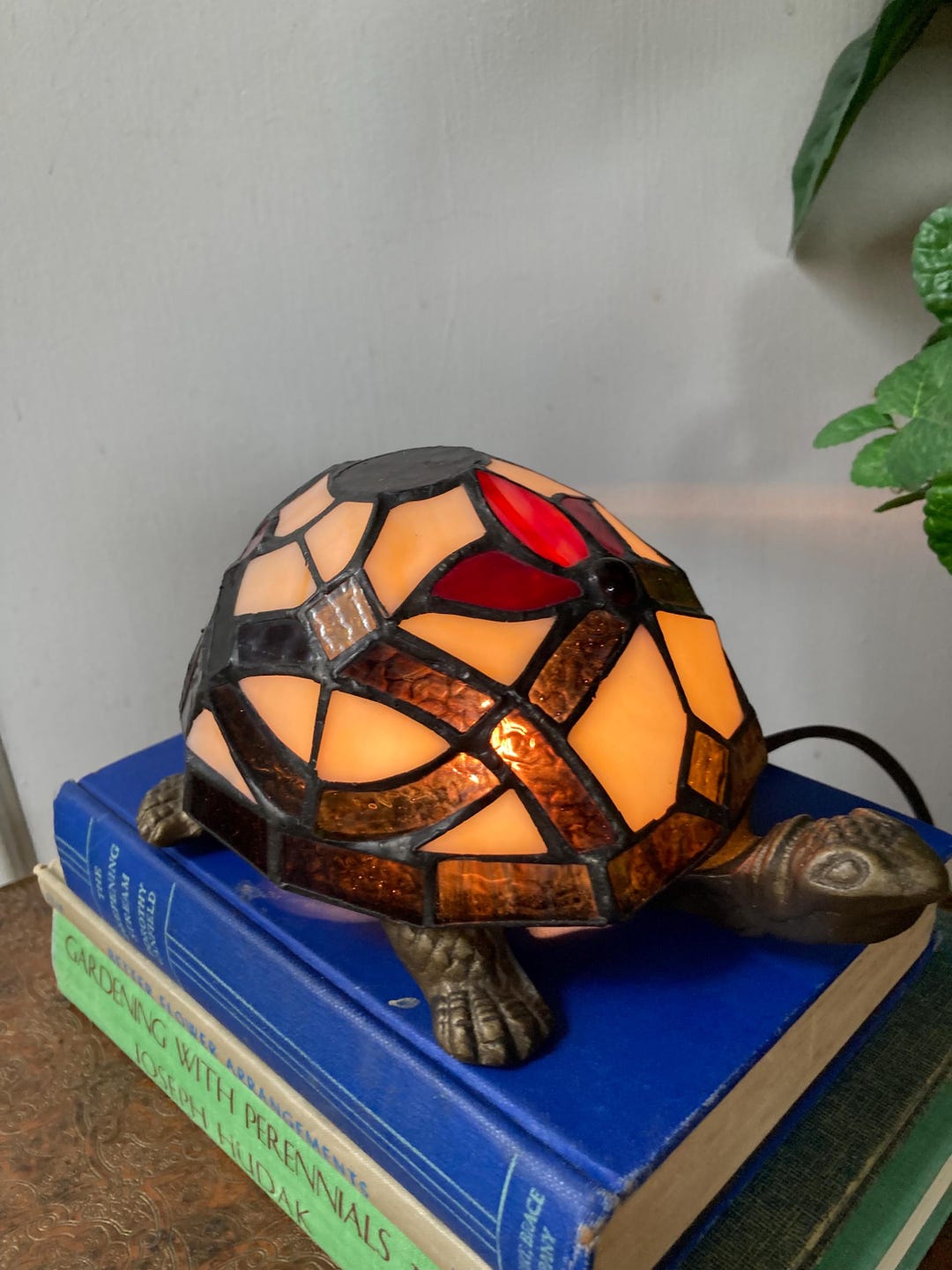 Stained Glass Turtle Lamp - Etsy