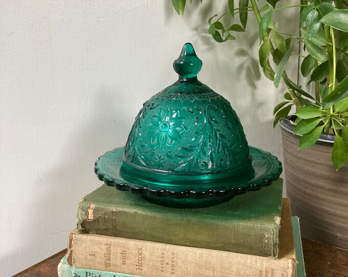 Green Glass Cloche - Etsy