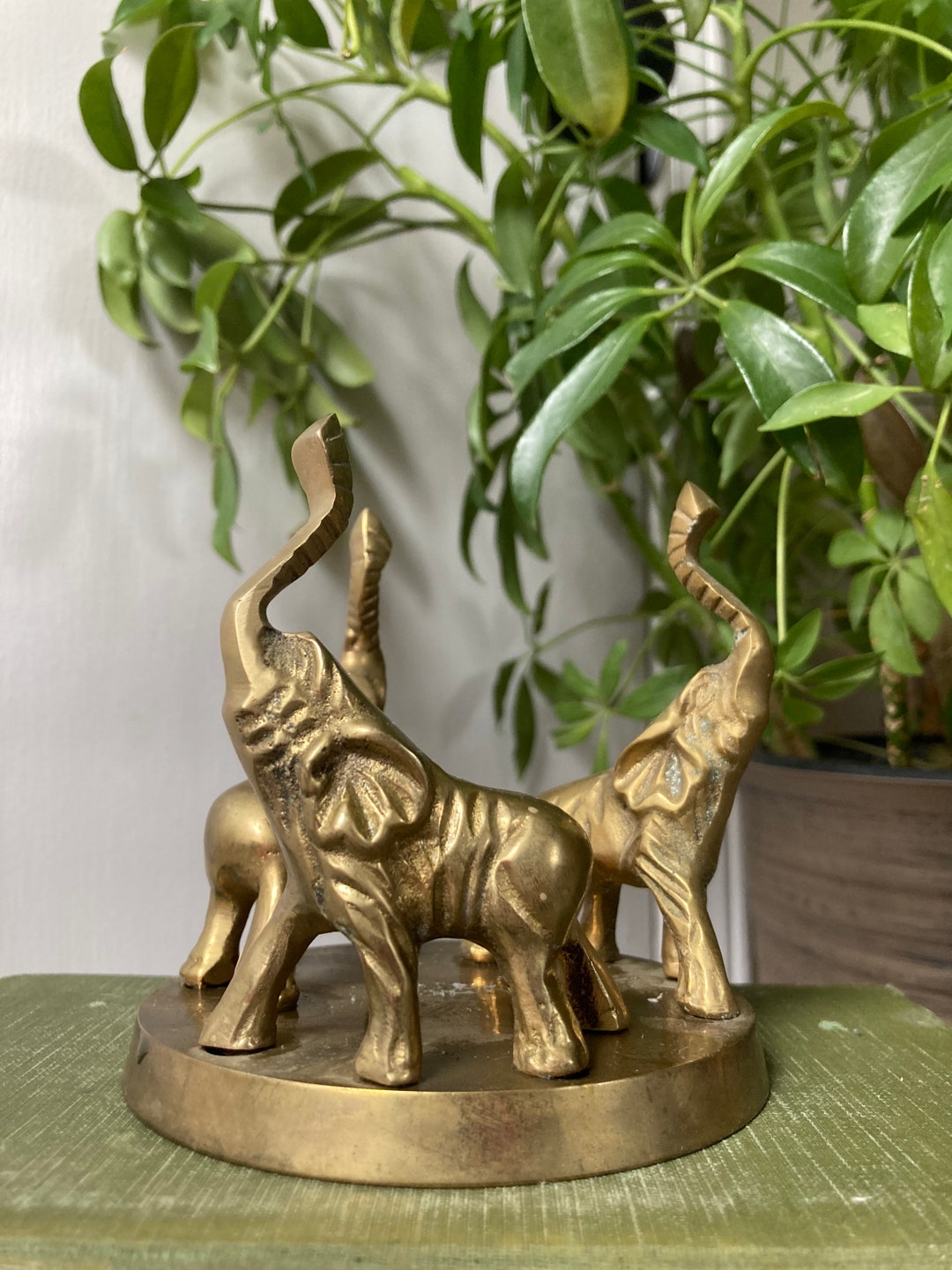 Brass Elephants Etsy