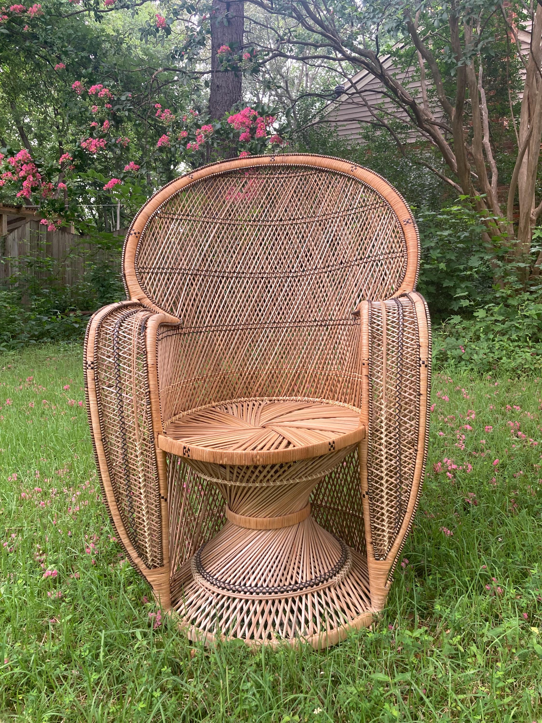 Boho Pari Rattan Chair Peacock Chair Boho Kids Chair Bali Pari