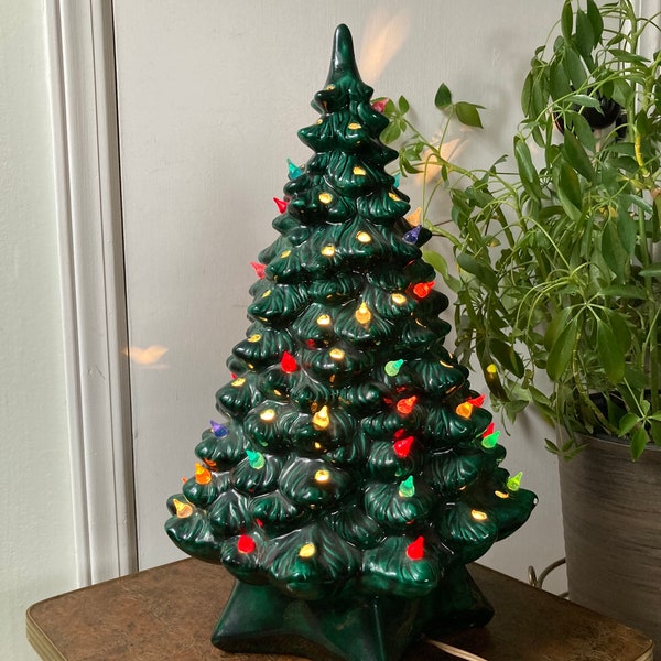 Vintage Ceramic Christmas Tree Etsy