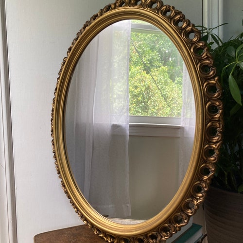 Ornate Gold Mirror Etsy