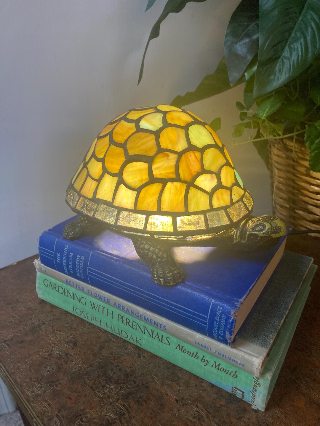 Turtle Lamp Stained Glass Turtle Lamp - Etsy