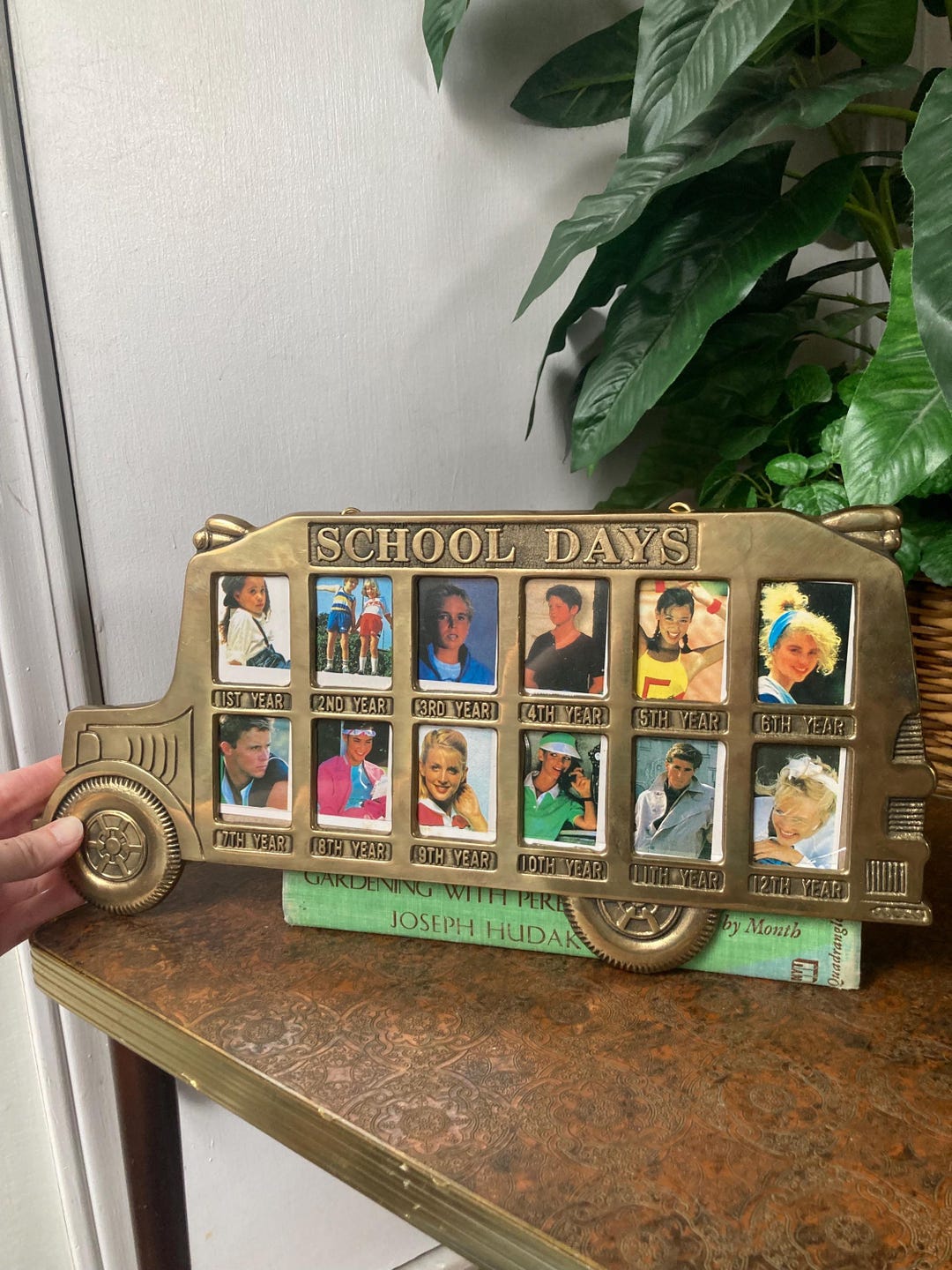 Brass School Bus Photo Frame - Etsy