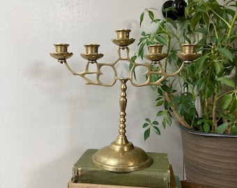 Vintage brass candelabra
