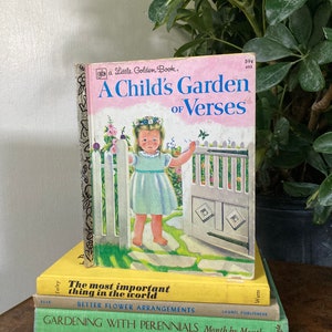 little golden book childrens  garden verses