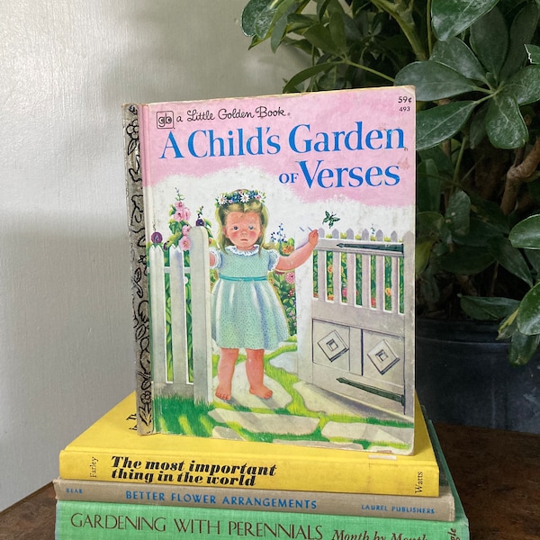 little golden book childrens  garden verses