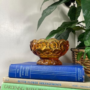 Amber glass stars and moon fairy lamp base