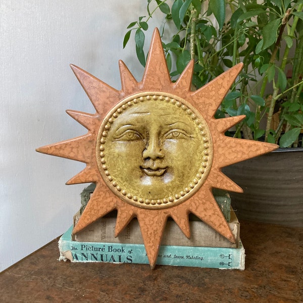 Ceramic sun face