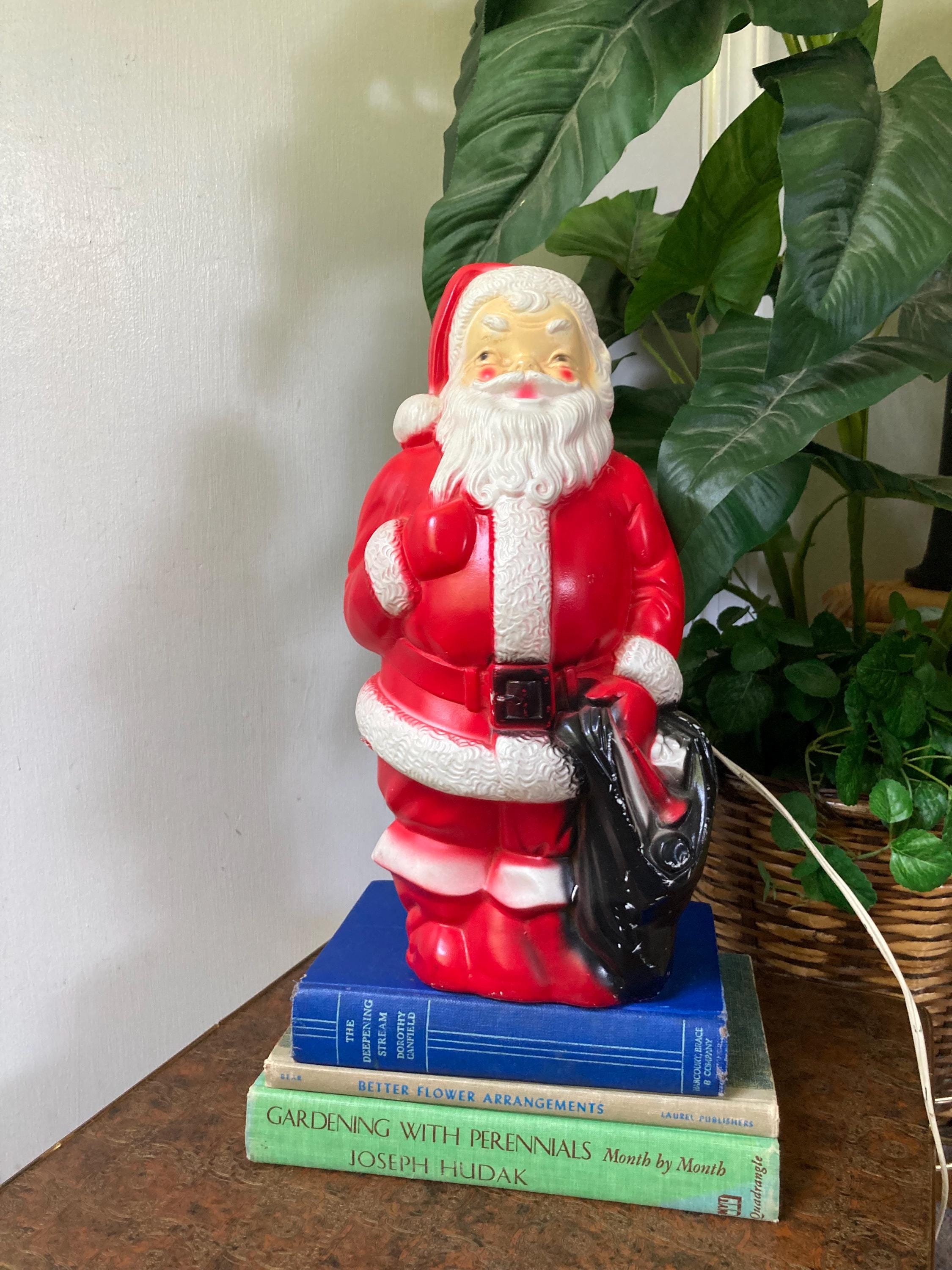 Blow Mold Santa 1968. 5H - Etsy