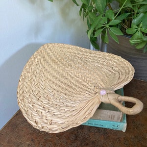 Palm leaf fan