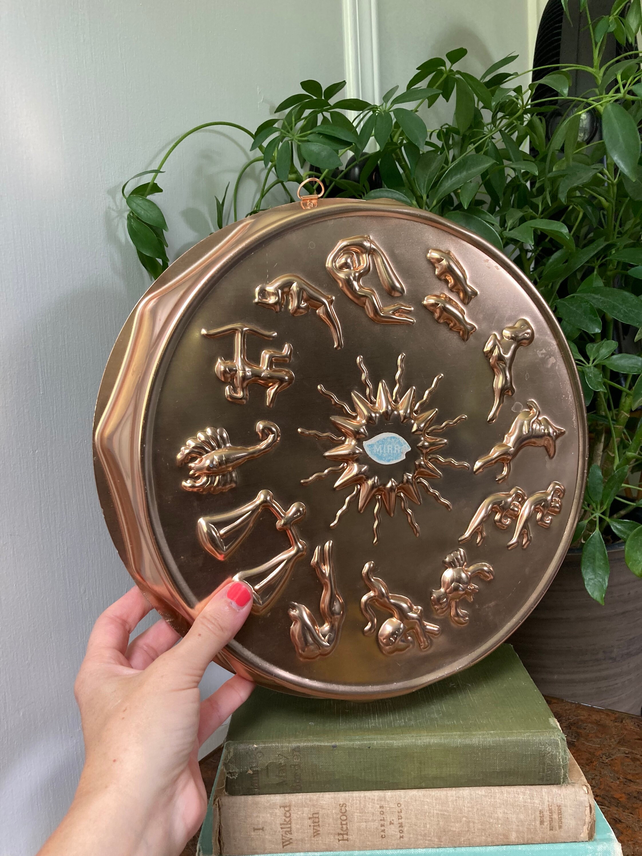 Zodiac copper mold made by Mirro Etsy