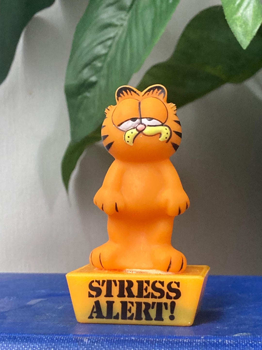 Vintage Garfield Stress Alert Stamp - Ink is Dried Out - Etsy