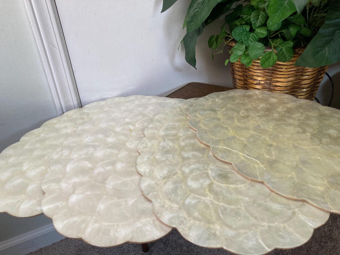 Capiz Shell Placemats. S - Etsy