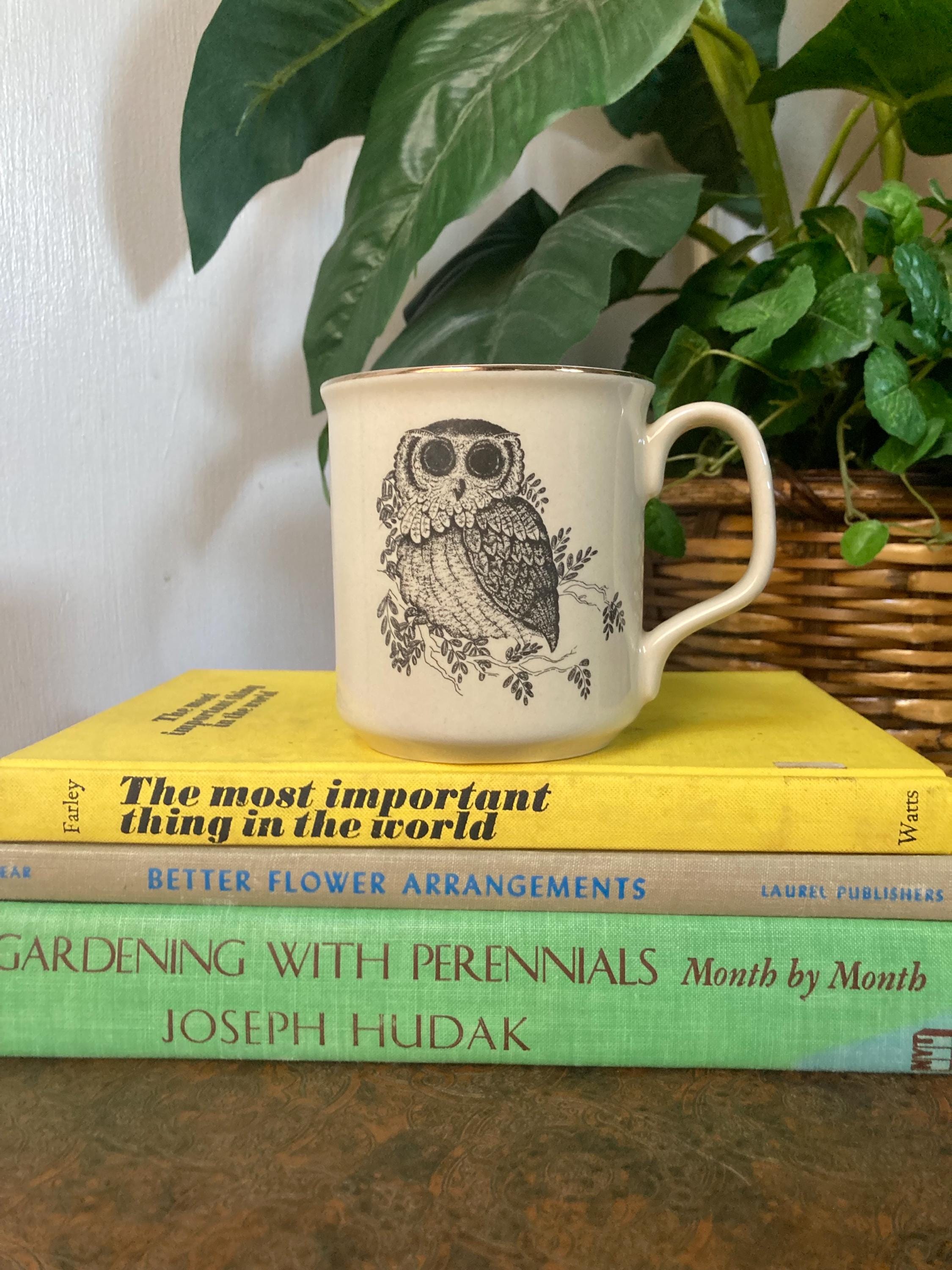 Vintage owl mug