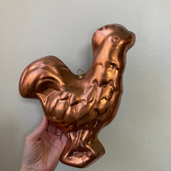 Copper rooster mold