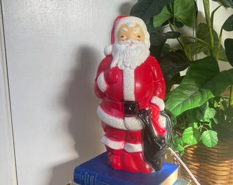 Vintage Christmas 1968 Empire Plastics Santa Blowmold - Etsy