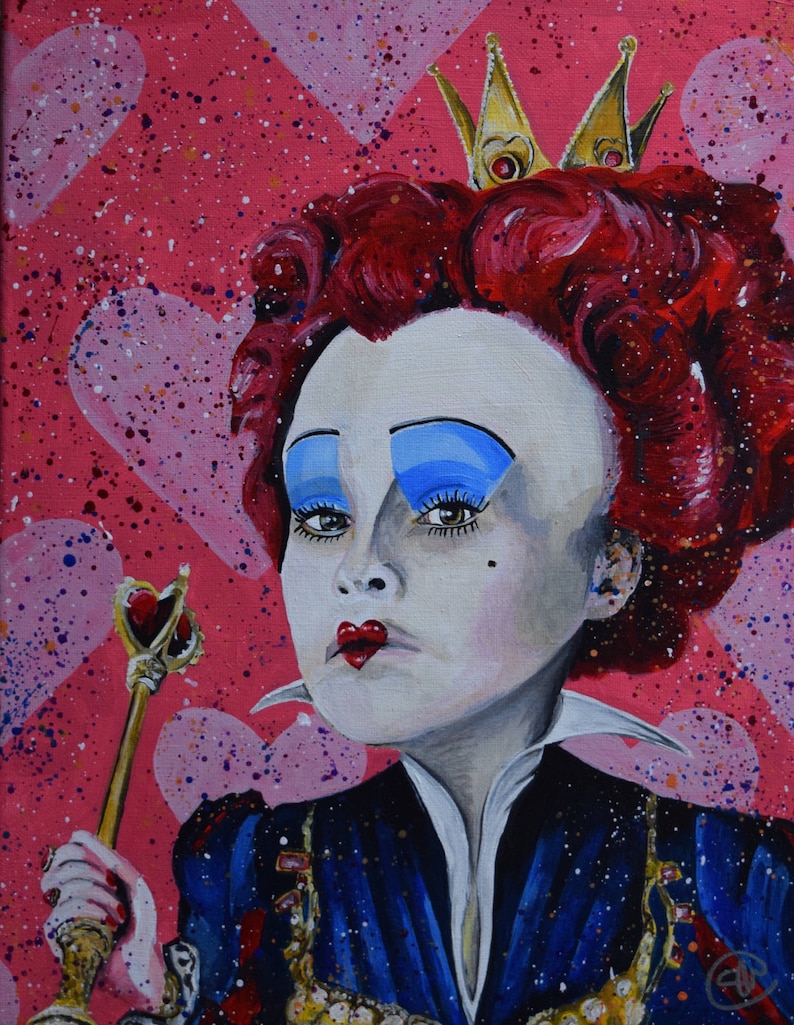 Queen of Hearts and Madhatter prints - Etsy