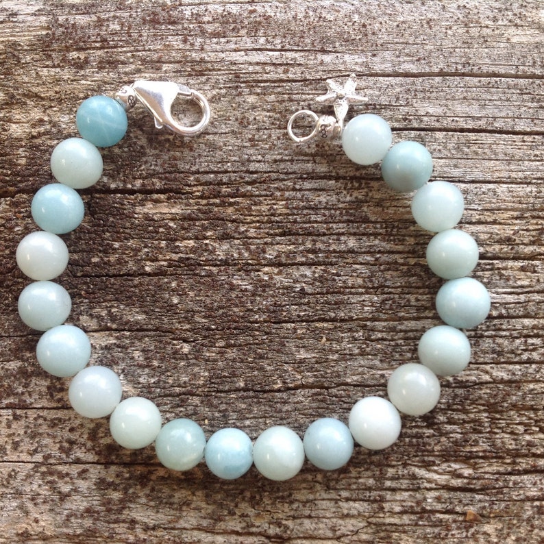 SDB Martia Fine Stone Bracelet - Amazonite/Silver main image 0
