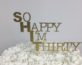 30th birthday cake topper