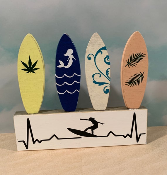Small 2024 wooden surfboard