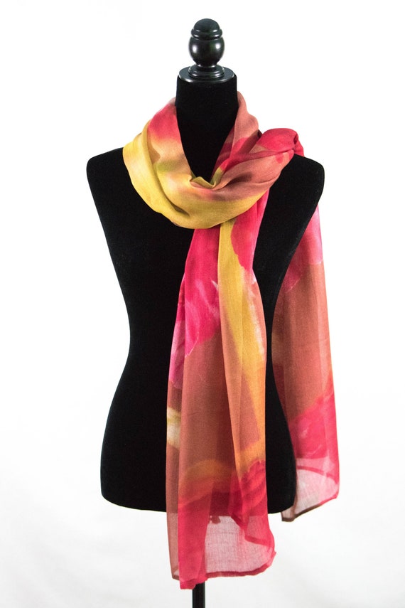 Soft Cashmere Scarf For Women Fashion Lady Shawls,Comfortable Warm Winter Scarfs Colorful Flower Floral Pattern Roses Watercolor Green Bouquet Peony