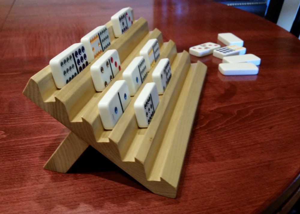 Premium Domino / Rummikub Rack Set of 8 - Etsy