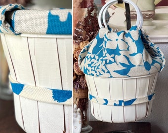 Bolso de cesta vintage de Susie Lee, años 60