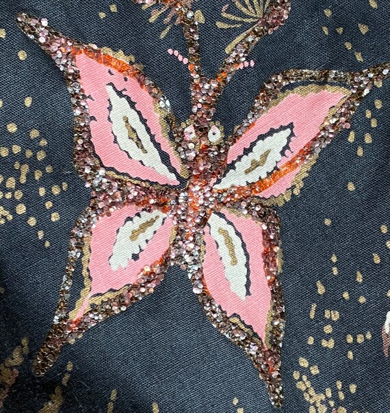 1950’s Vintage hand painted butterfly full circle… - image 9