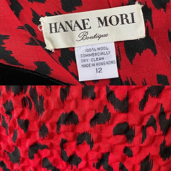 Vintage 1980’s Hanae Mori leopard print suit - image 10