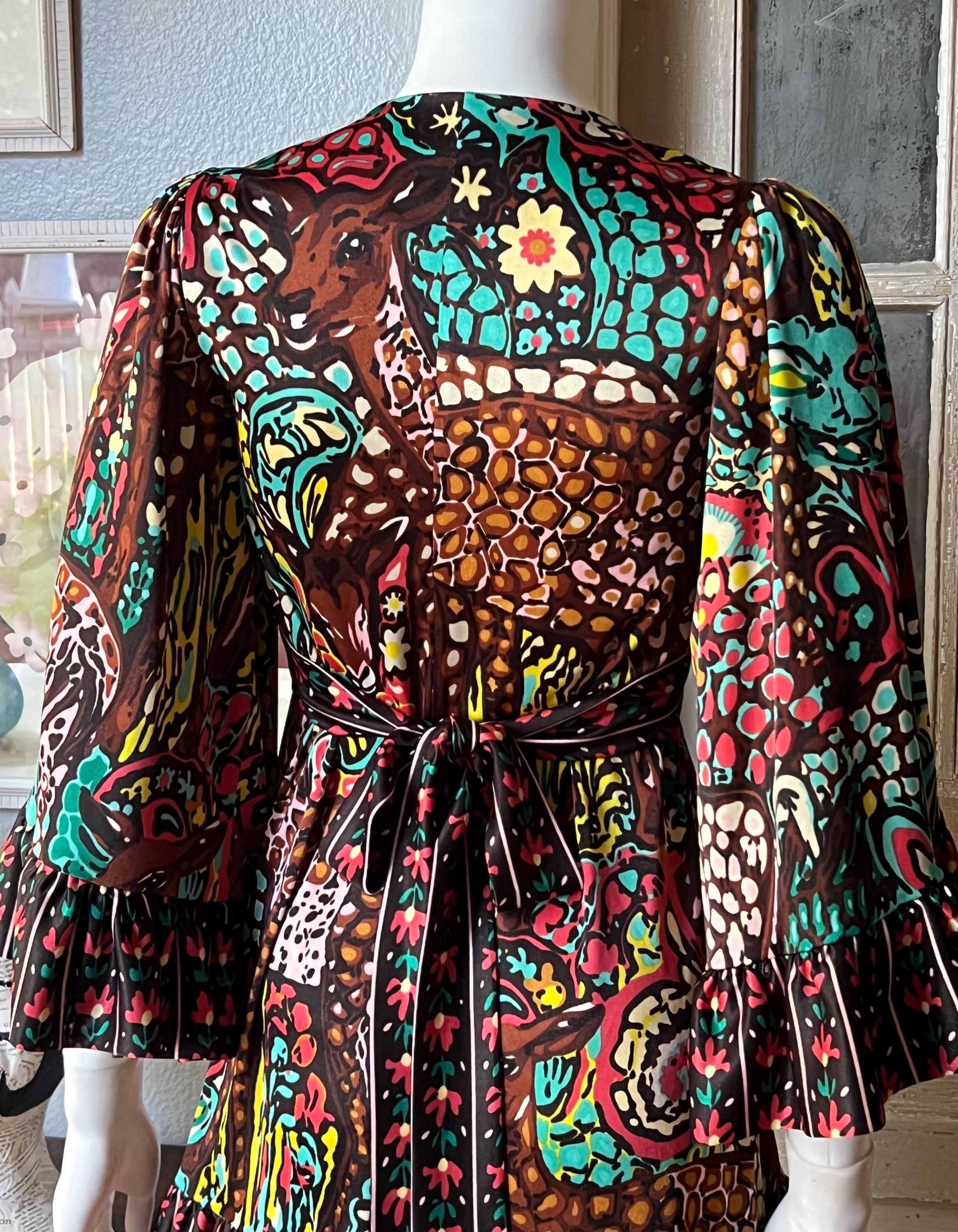 a line midi dress casual 00's Turquoise Multicolor Strap Print Dress Fit & Flare By Betsey John –  Hamlets Vintage