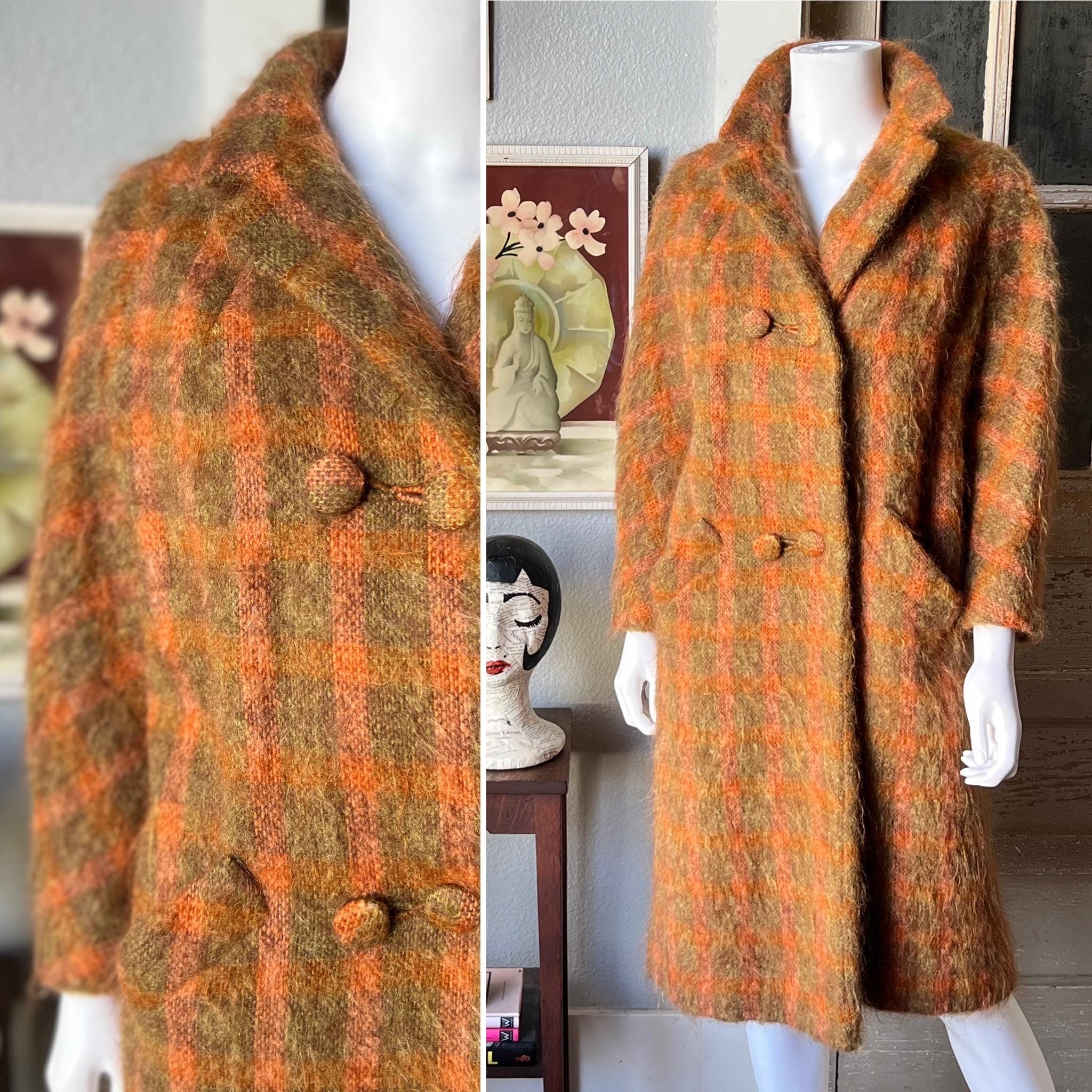 60s Mohair Coat - Etsy Australia