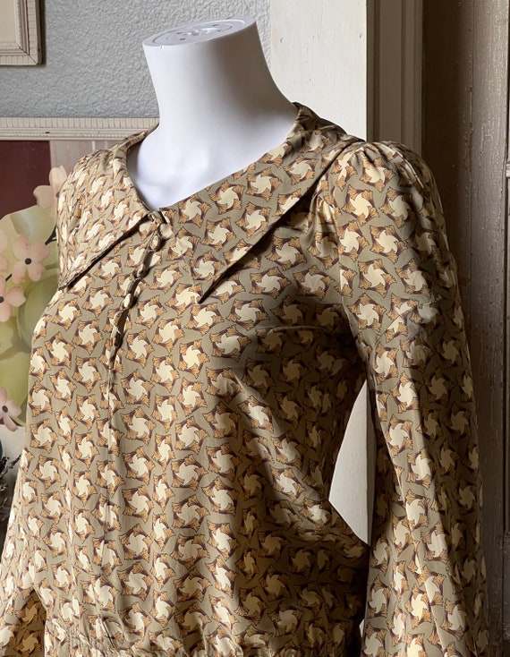 1960’s Vintage Biba Art Deco Print Top - image 5