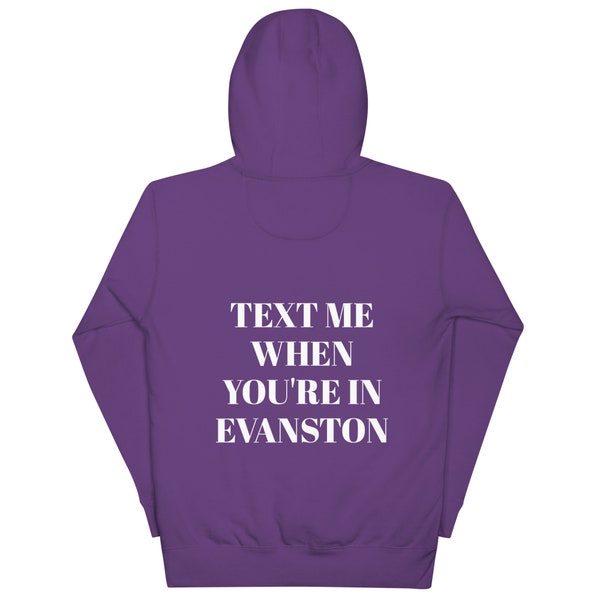 Evanston, Northwestern hoodie, Northwestern University hoodie, Northwestern Sweatshirt, Northwestern University Sweatshirt, Evanston IL