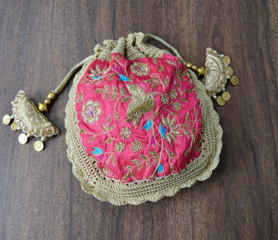 Crochet potli bags hotsell
