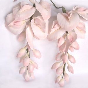 Wisteria - 5.5 - 6 inch length.  Gum paste flowers cake toppers cake decoration sugar paste