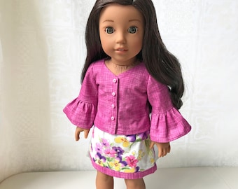 Cat Mermaids Dress for 18/" American Girl Doll Clothes Purrmaids