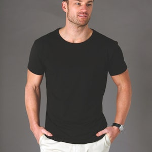 Herren Bambus-T-Shirt - Classic Black