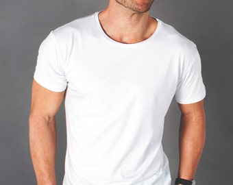 Men's Bamboo Tee Shirt - Classic White